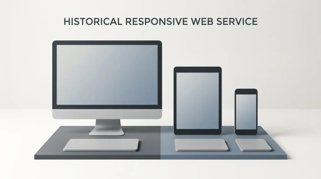 Desktop and mobile devices representing past browser access
